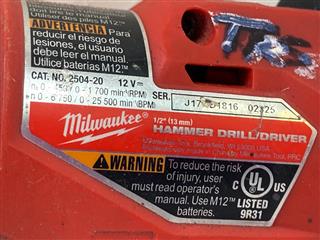 Milwaukee M12 FUEL 12-Volt Lithium-Ion Brushless Cordless 1/4 in. Hex Impact T/O